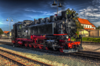 Картинка техника паровозы паровоз дорога железная