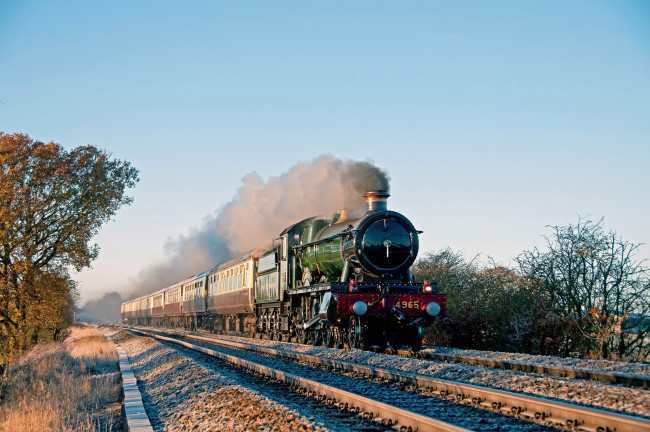 Обои картинки фото техника, паровозы, паровоз, железная, дорога