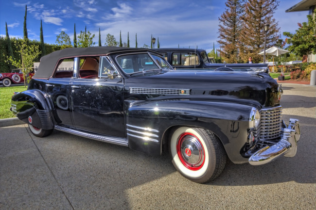 Обои картинки фото 1941 cadillac convertible sedan, автомобили, выставки и уличные фото, автошоу, выставка