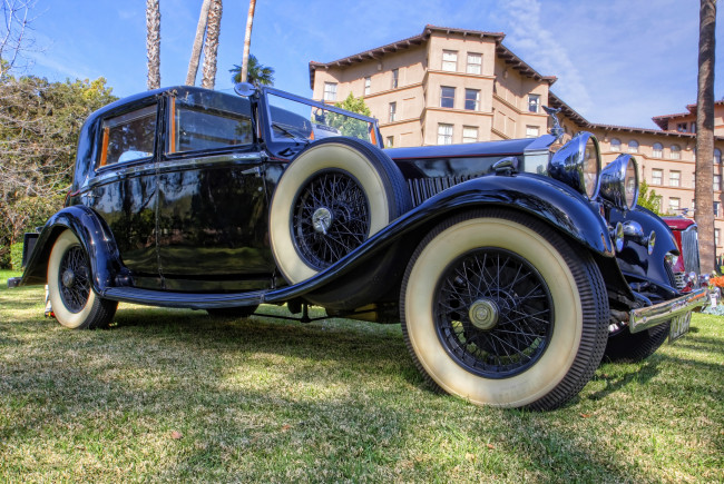 Обои картинки фото 1933 rolls-royce barker sedanca de ville, автомобили, выставки и уличные фото, автошоу, выставка
