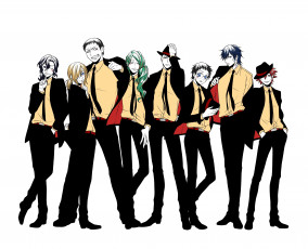 Картинка аниме yowamushi+pedal фон группа парни