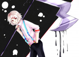 Картинка аниме tokyo+ghoul токийский гуль арт джузо коса