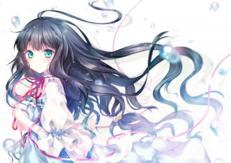 Картинка аниме unknown +другое девочка арт riichu взгляд волосы