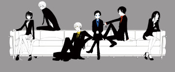 Картинка аниме durarara арт персонажи дюрара