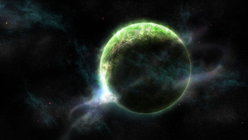 Картинка космос арт планета вселенная галактика