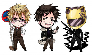 Картинка аниме durarara шизуо хейваджима селти изая орихара парни