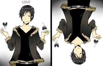 Картинка аниме durarara изая орихара