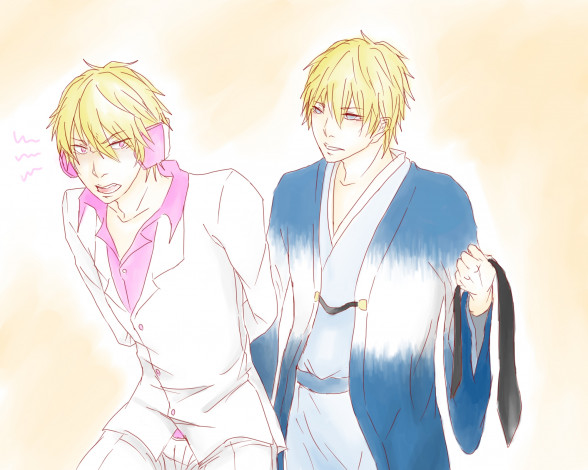 Обои картинки фото аниме, durarara, шизуо, хейваджима, парни