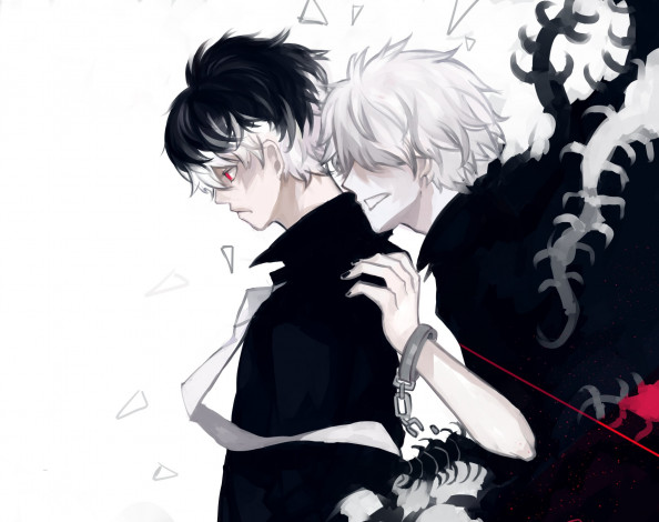Обои картинки фото аниме, tokyo ghoul, токийский, гуль, канеки, кен, арт