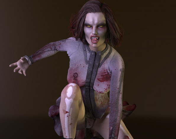 Обои картинки фото 3д графика, существа , creatures, вампир