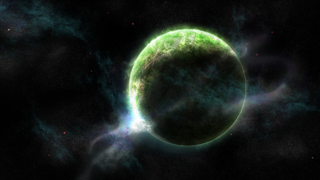 Обои картинки фото космос, арт, планета, вселенная, галактика