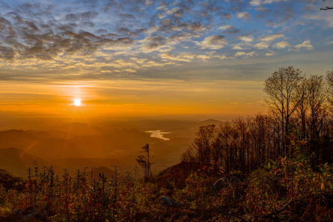 Обои картинки фото природа, восходы, закаты, рассвет