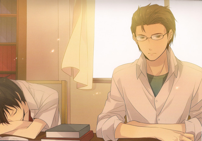 Обои картинки фото аниме, durarara, изая, орихара, парни