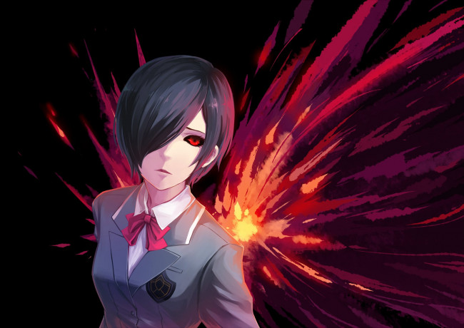 Обои картинки фото аниме, tokyo ghoul, тока, гуль