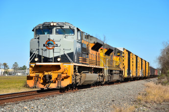 Картинка техника поезда локомотив рельсы состав