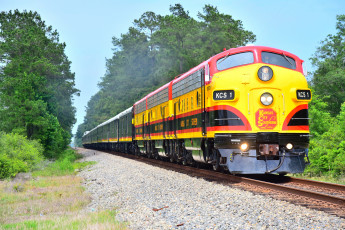 Картинка техника поезда рельсы состав локомотив