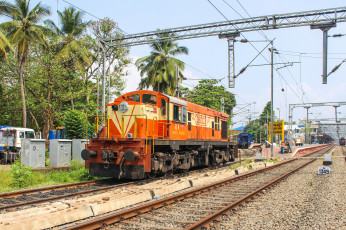 Картинка техника локомотивы локомотив рельсы