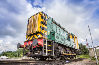 Картинка техника локомотивы рельсы локомотив