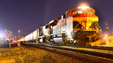 Картинка техника поезда состав локомотив рельсы