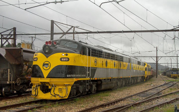 Картинка техника поезда локомотив состав рельсы