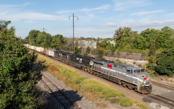 Картинка техника поезда локомотив рельсы состав