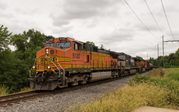 Картинка техника поезда состав локомотив рельсы