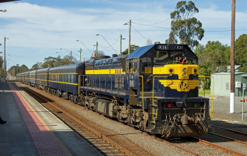 Картинка техника поезда рельсы состав локомотив