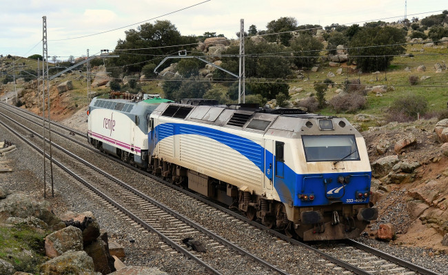 Обои картинки фото техника, локомотивы, локомотив, рельсы