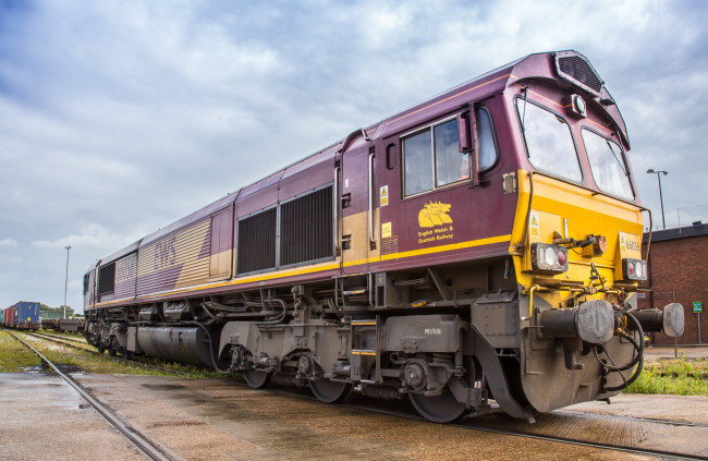 Обои картинки фото техника, локомотивы, рельсы, локомотив