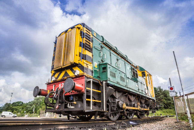 Обои картинки фото техника, локомотивы, рельсы, локомотив