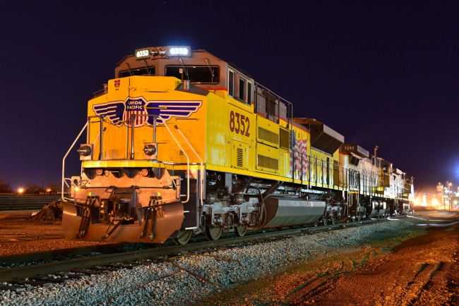 Обои картинки фото техника, поезда, состав, локомотив, рельсы