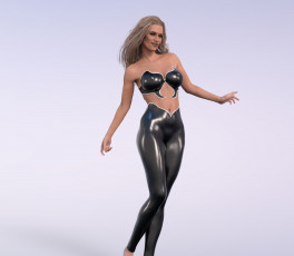 Картинка 3д+графика люди+ people фон взгляд девушка