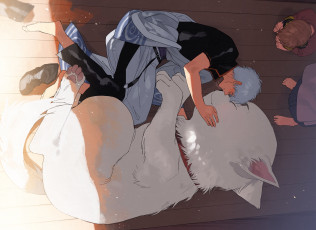 Картинка аниме gintama гинтама