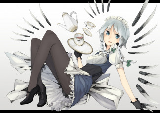 Картинка аниме touhou девушка