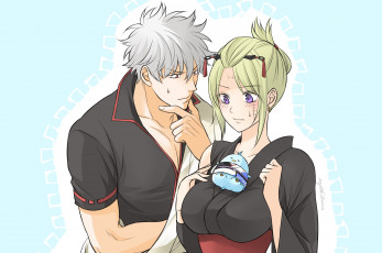 Картинка аниме gintama гинтама