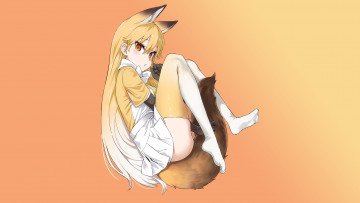 Картинка аниме kemono+friends девочка