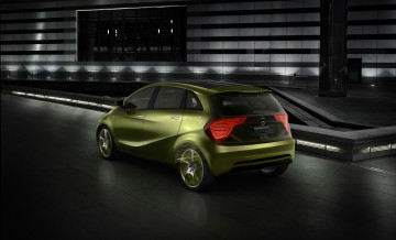 Картинка mercedes-benz+blue+zero++e-cell+plus+concept+2009 автомобили mercedes-benz e-cell 2009 concept zero blue plus