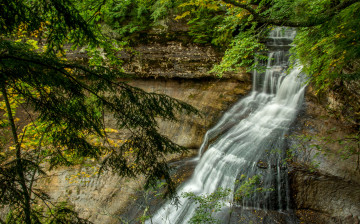 Картинка природа водопады простор