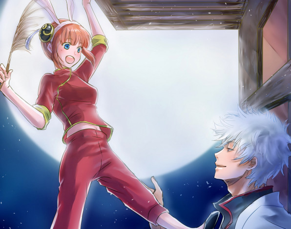 Обои картинки фото аниме, gintama, гинтама