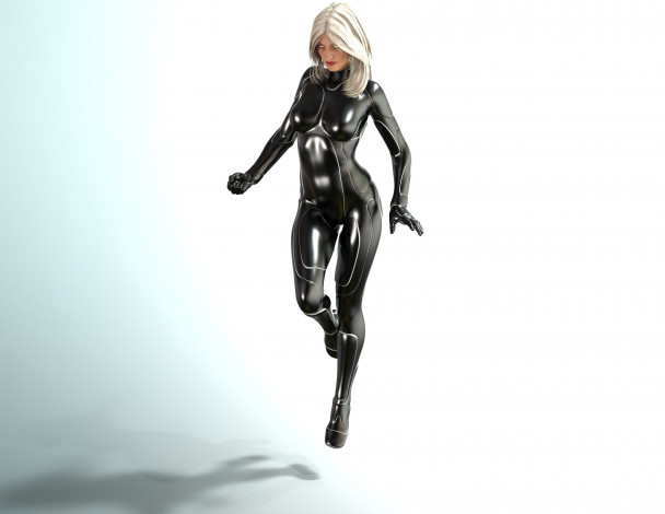 Обои картинки фото 3д графика, фантазия , fantasy, девушка, взгляд, фон