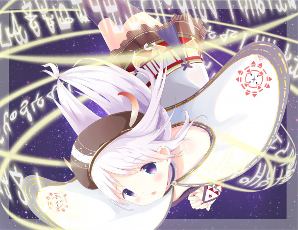 Обои картинки фото аниме, unknown,  другое , фон, взгляд, девушка