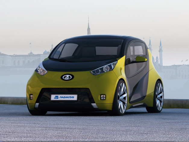 Обои картинки фото lada compact concept 2017, автомобили, 3д, concept, 2017, compact, lada