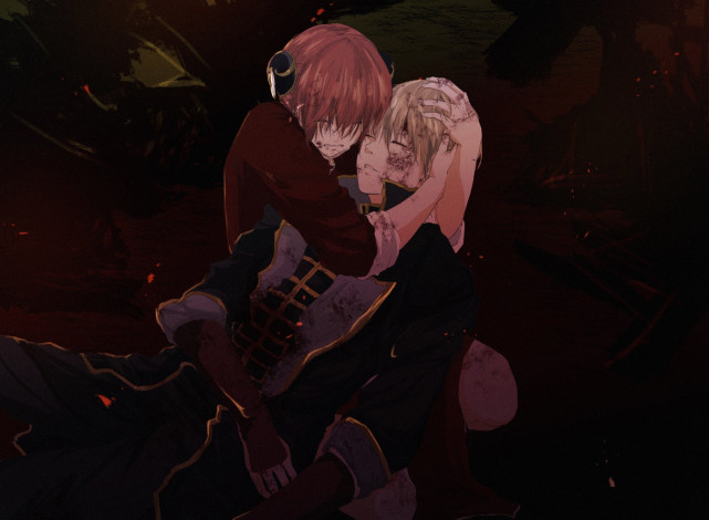 Обои картинки фото аниме, gintama, гинтама