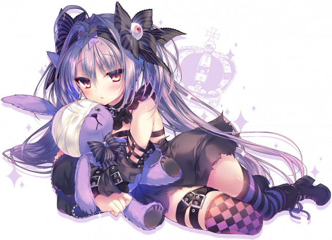 Обои картинки фото аниме, unknown,  другое , фон, взгляд, девушка