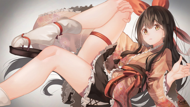 Обои картинки фото аниме, unknown,  другое , девушка, взгляд, фон