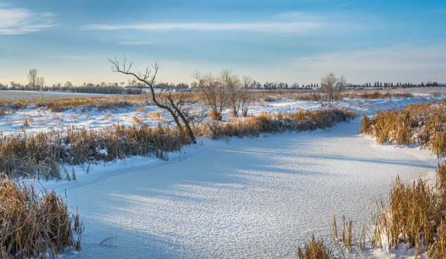 Обои картинки фото природа, зима, простор