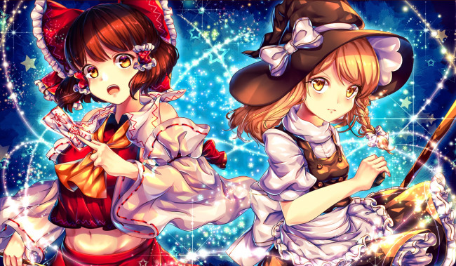 Обои картинки фото аниме, touhou