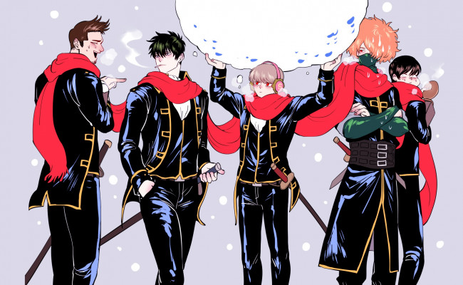 Обои картинки фото аниме, gintama, гинтама