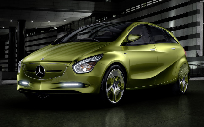 Обои картинки фото mercedes-benz blue zero  e-cell plus concept 2009, автомобили, mercedes-benz, plus, e-cell, zero, blue, 2009, concept