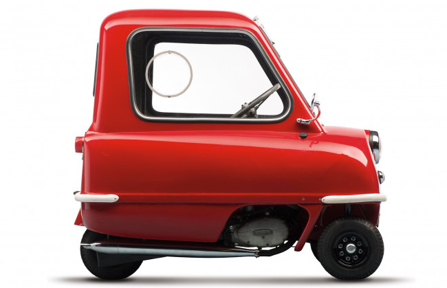 Обои картинки фото peel p50 1964, автомобили, -unsort, 1964, красный, p50, peel